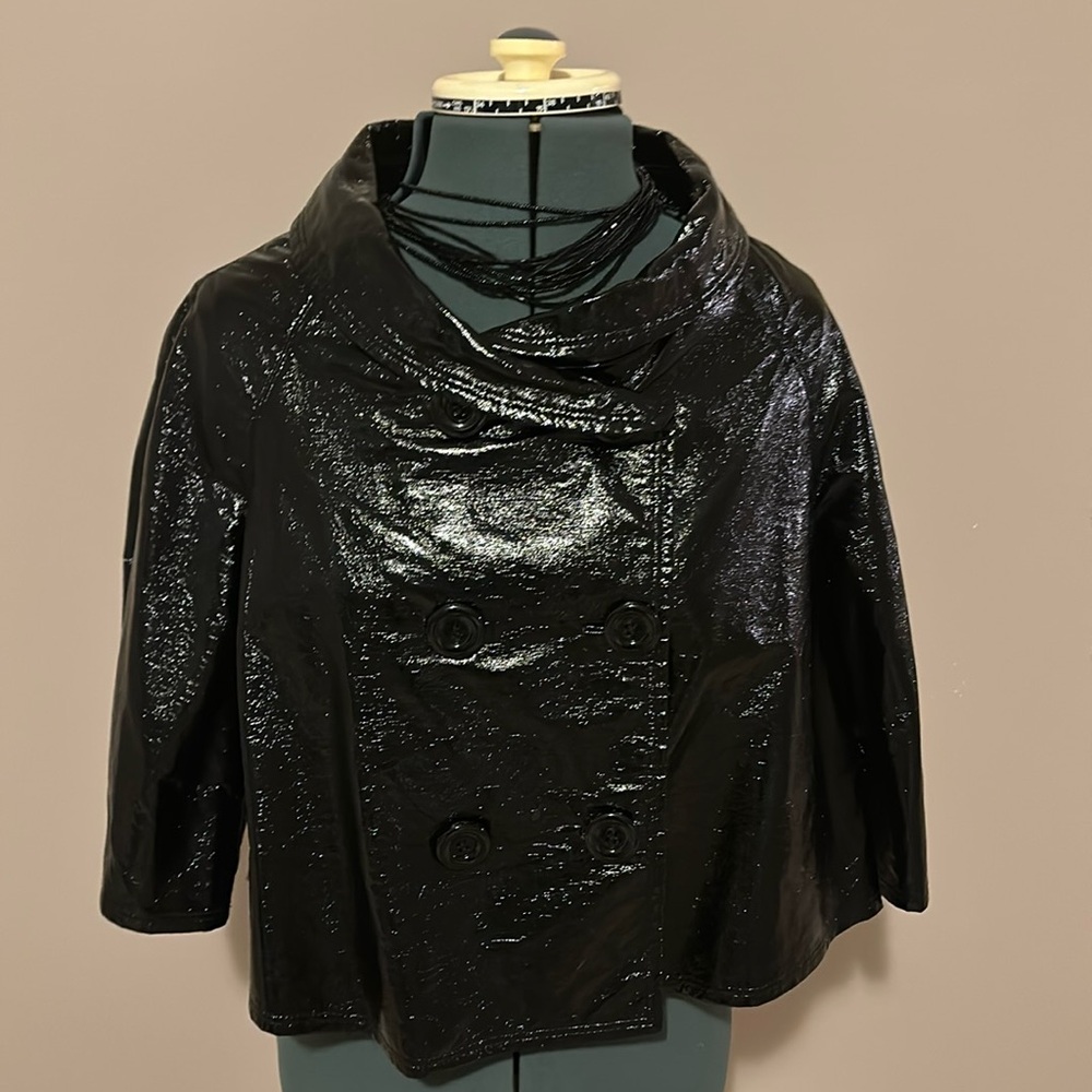 Steve Madden short black jacket - Size M - includes necklace